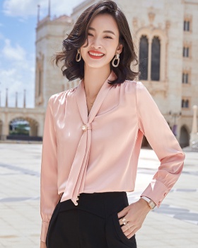 Simple Korean style tops temperament shirt for women
