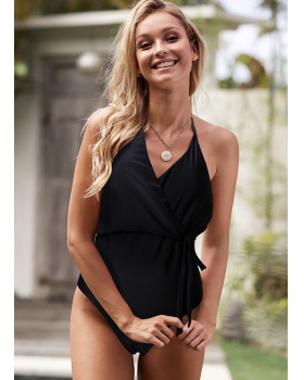 Conjoined party sexy halter swimwear for women