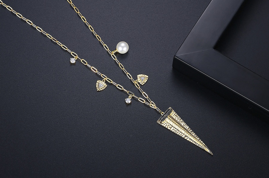 Gold necklace temperament clavicle necklace for women