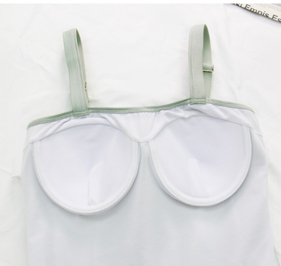 Korean style smock spa swimwear 2pcs set for women