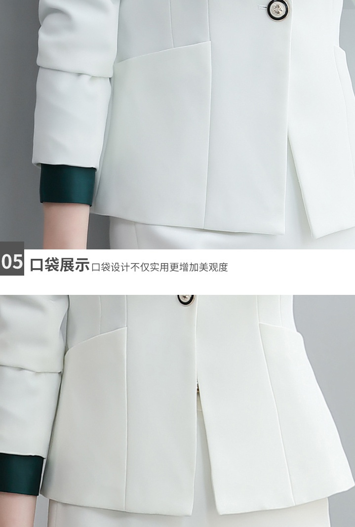 Temperament business suit short skirt 4pcs set for women