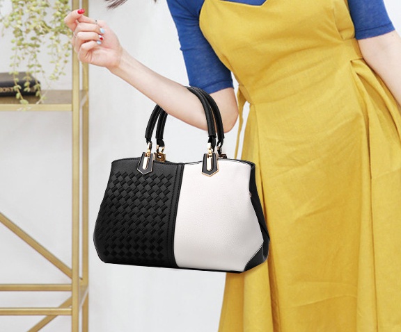 All-match shoulder bag weave handbag for women