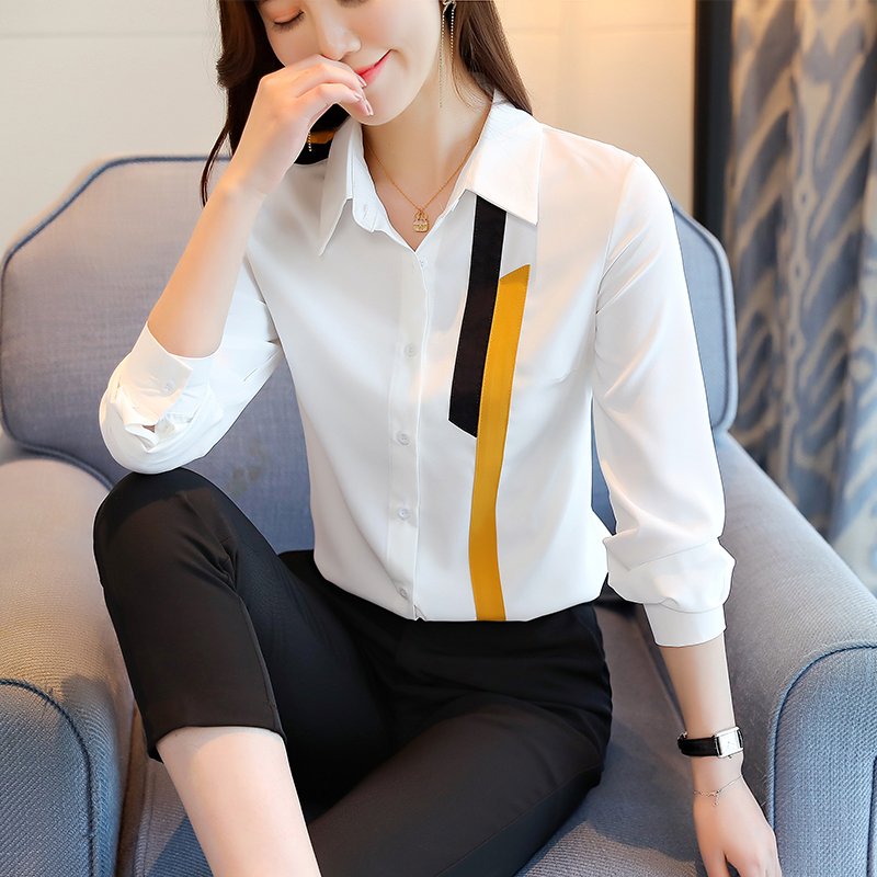 Profession spring tops Korean style shirt for women