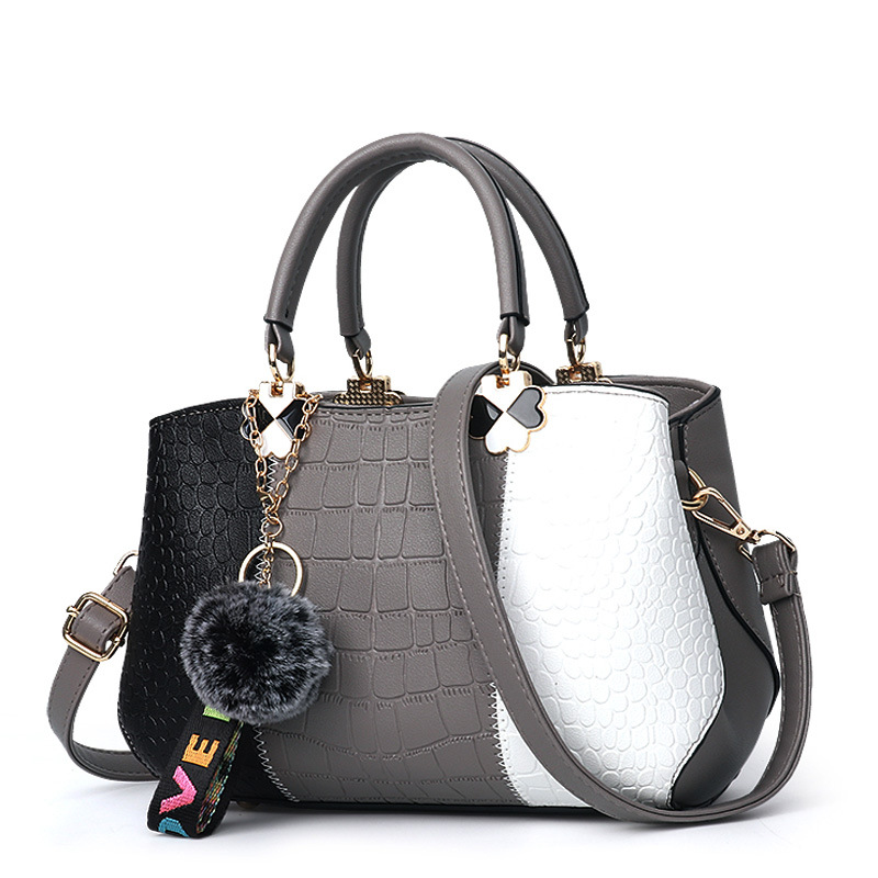 Stone pattern messenger bag handbag for women
