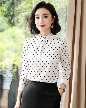 Printing autumn shirt non-ironing business suit for women