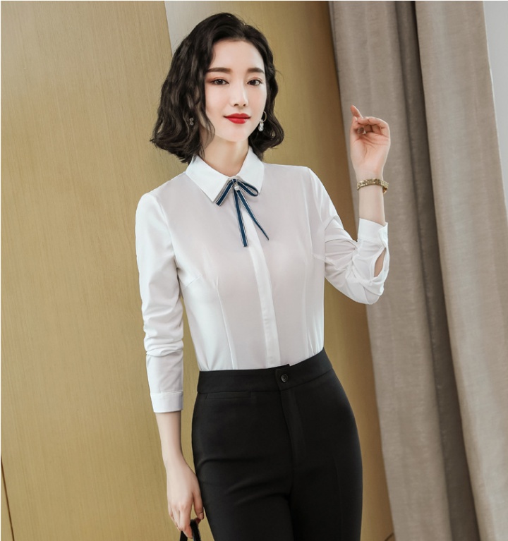 Long sleeve work clothing profession shirt for women