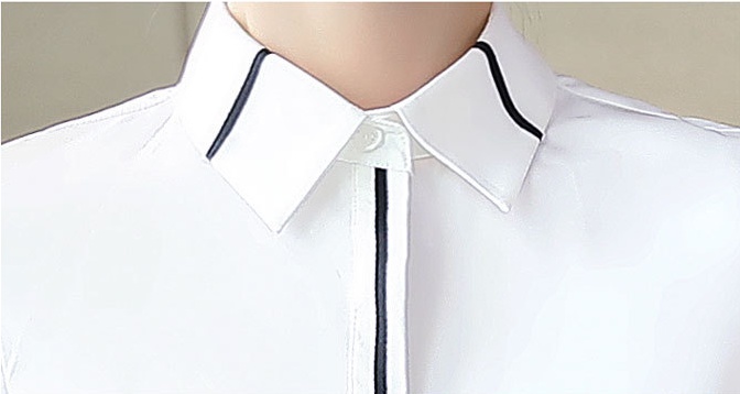 Long sleeve slim profession Korean style shirt for women