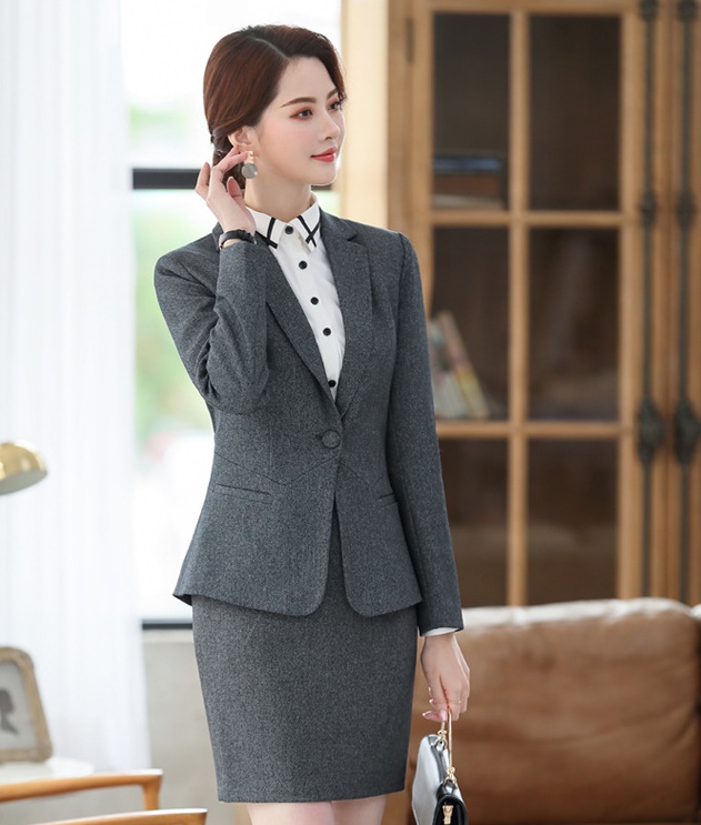 Autumn overalls profession business suit 3pcs set