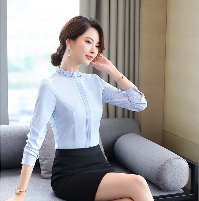 Long sleeve small shirt temperament shirt for women