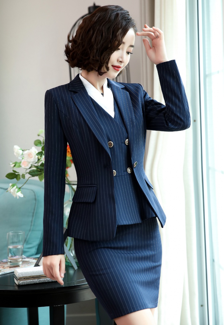All-match work clothing business suit 4pcs set