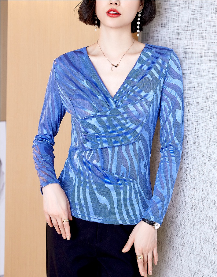 Long sleeve bottoming shirt spring tops for women
