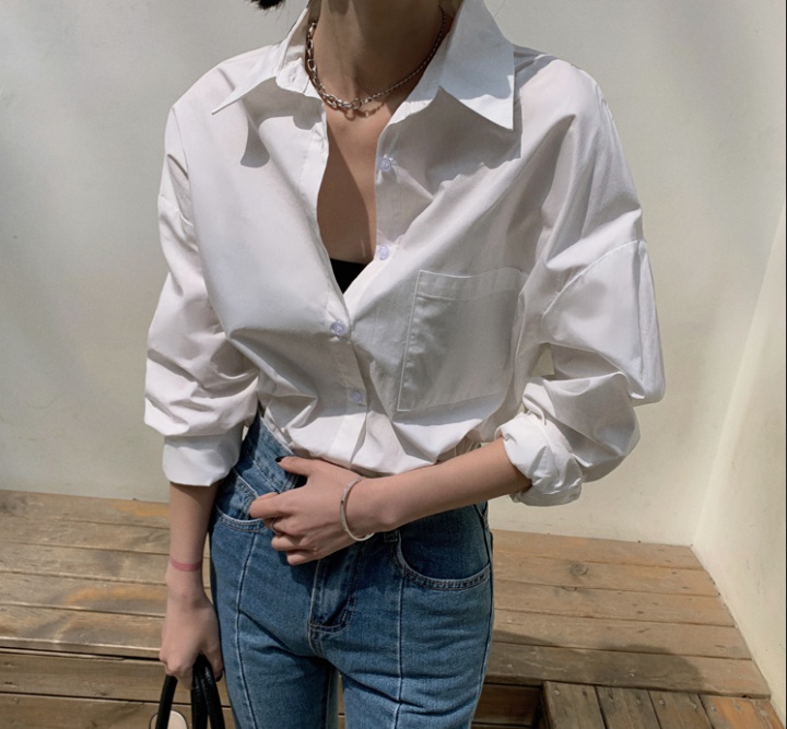 Long lazy spring and summer frenum shirt for women