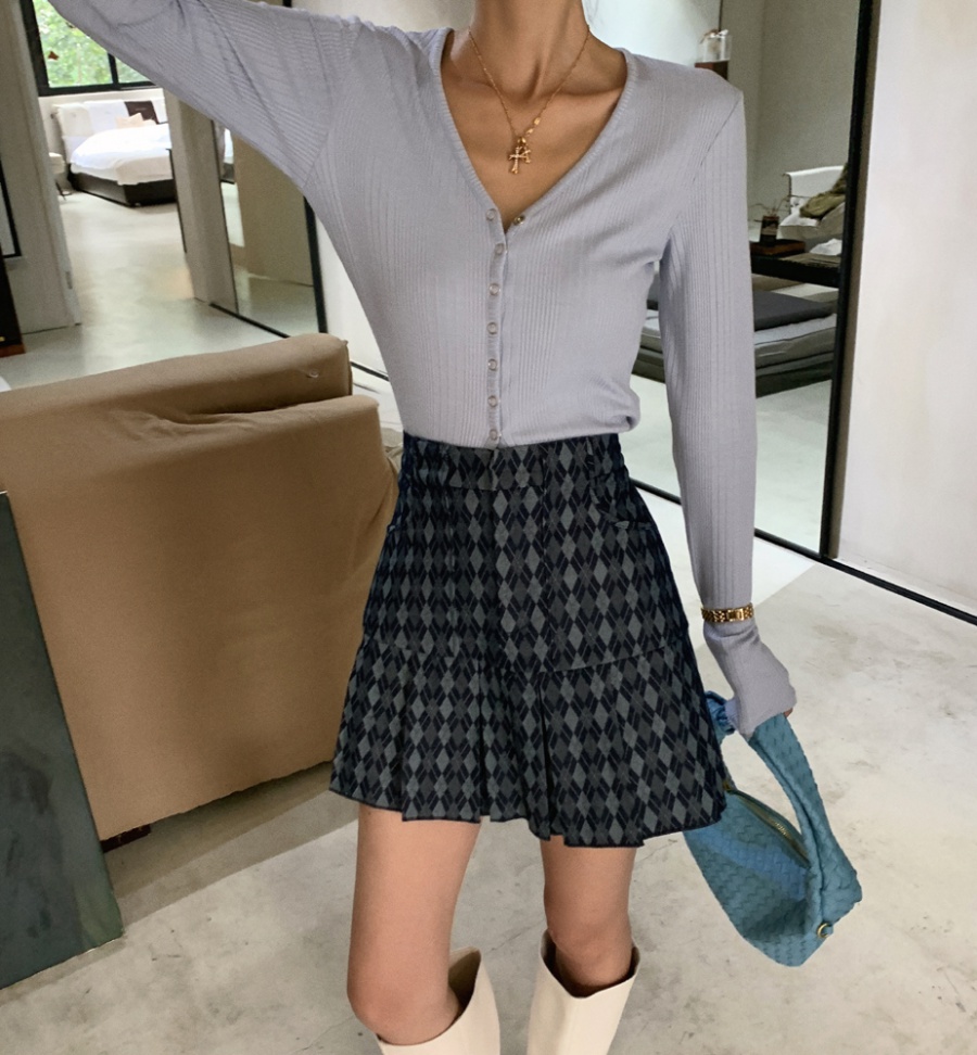 Spring and summer skirt high waist short skirt for women