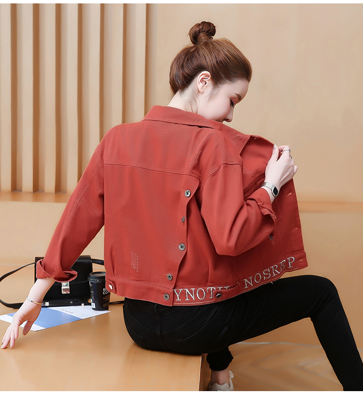 Loose Korean style tops Casual short coat for women