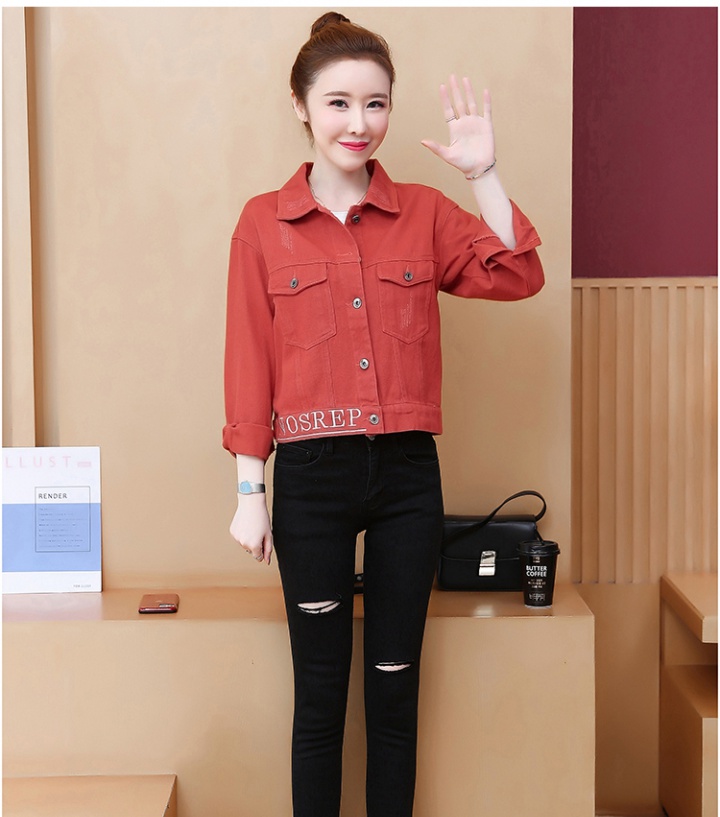 Loose Korean style tops Casual short coat for women