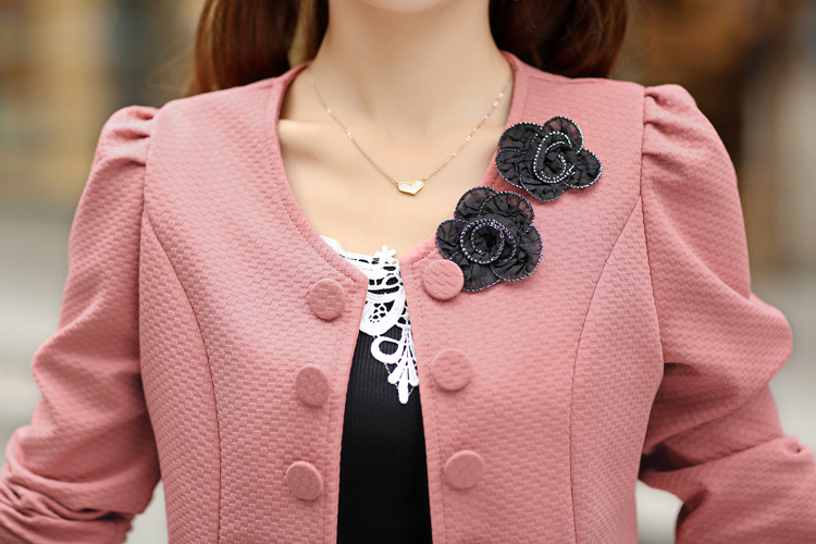 Short coat Korean style business suit for women
