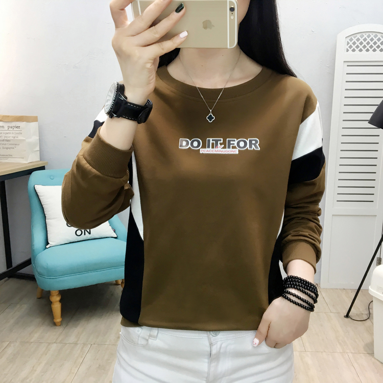 Pullover T-shirt Korean style hoodie for women