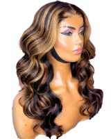 High temperature silk curly hair wig for women