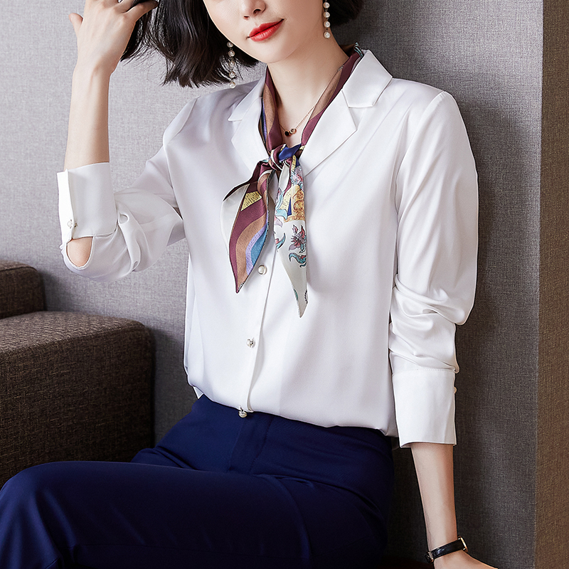 All-match Korean style shirt Western style spring tops
