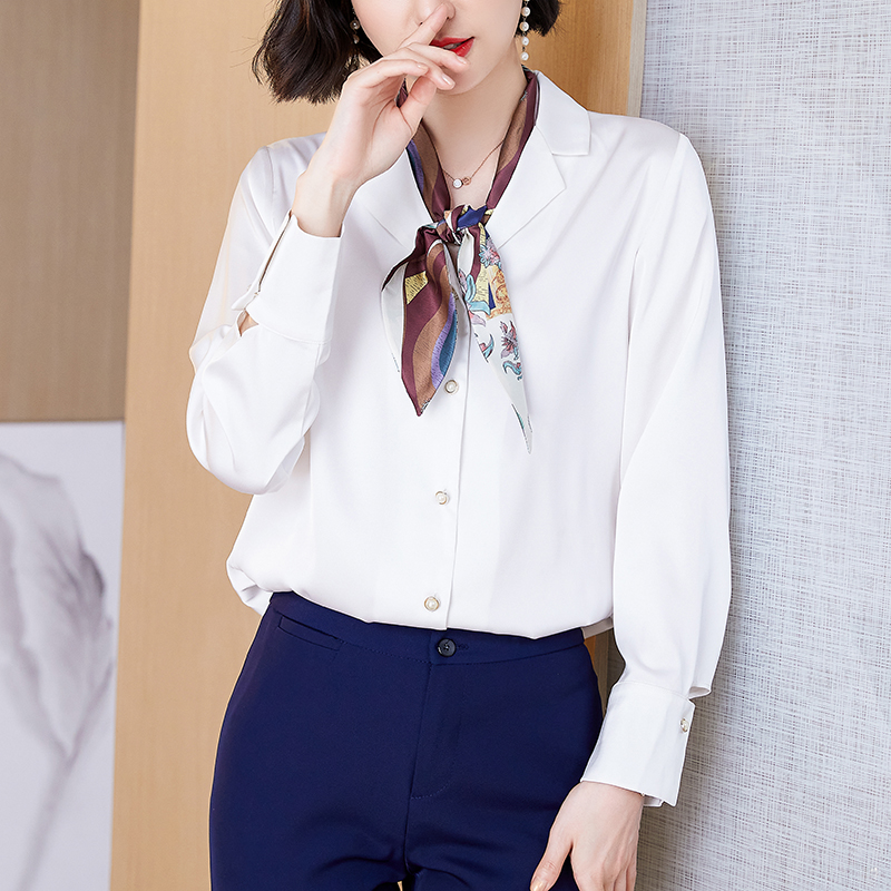 All-match Korean style shirt Western style spring tops