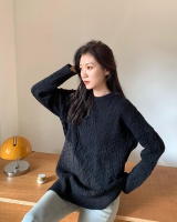 Thick pullover lazy sweater autumn and winter loose long tops