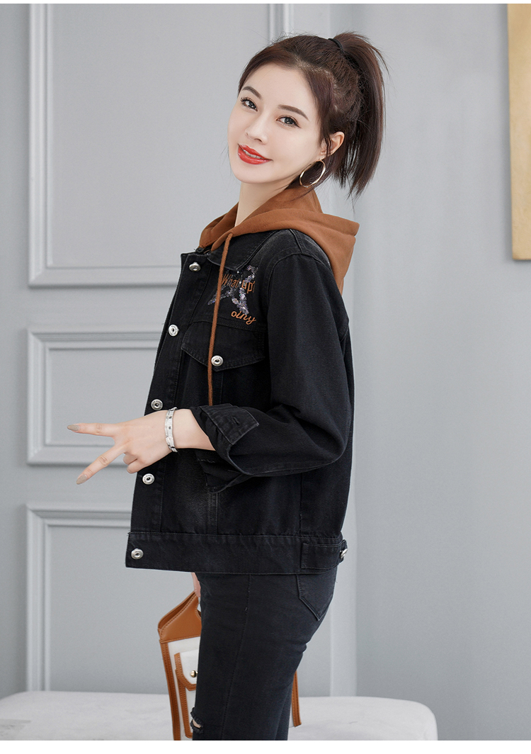Korean style loose coat spring and autumn tops for women