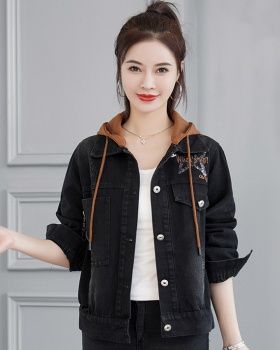 Korean style loose coat spring and autumn tops for women
