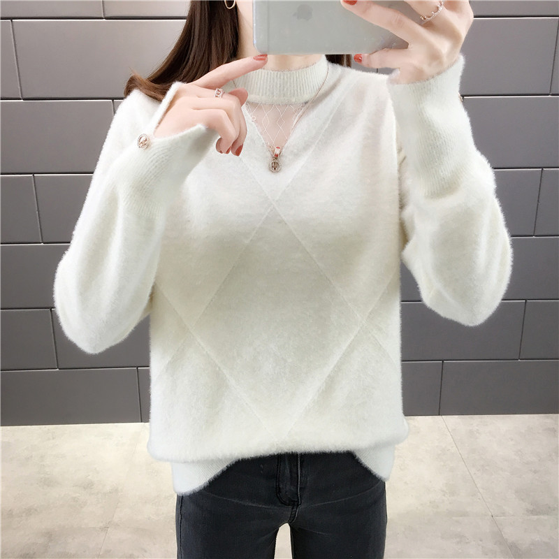 Autumn and winter sweater bottoming shirt for women