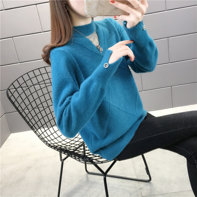 Autumn and winter sweater bottoming shirt for women