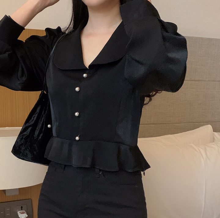 Elegant France style short Korean style shirt