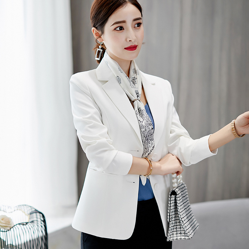 Korean style Casual business suit slim spring coat
