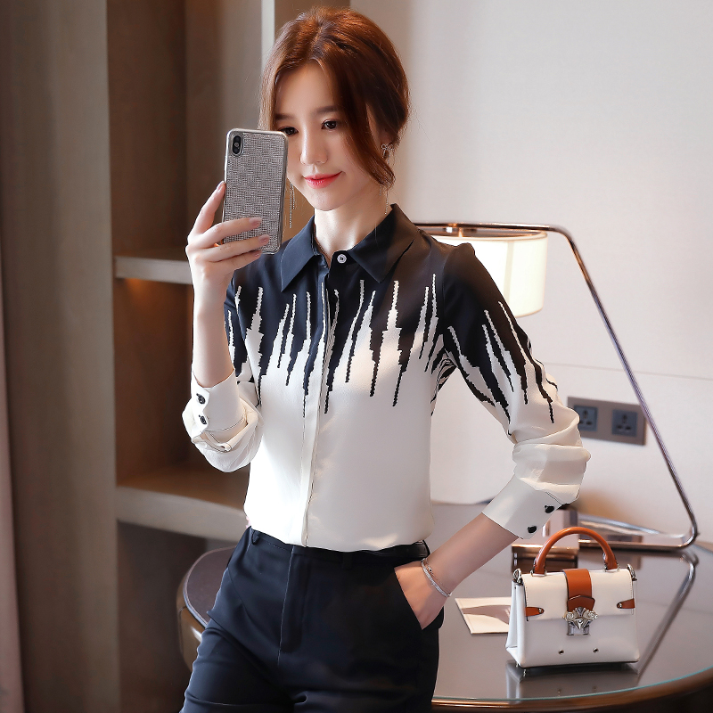 Long sleeve shirt business suit for women