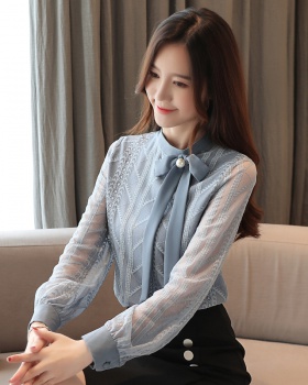 Long sleeve small shirt Cover belly tops for women