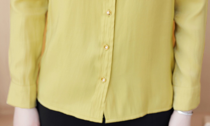 Large lapel liangsi shirt bottoming work clothing
