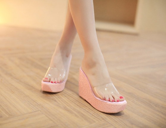 High-heeled slipsole sandals summer fashion shoes for women