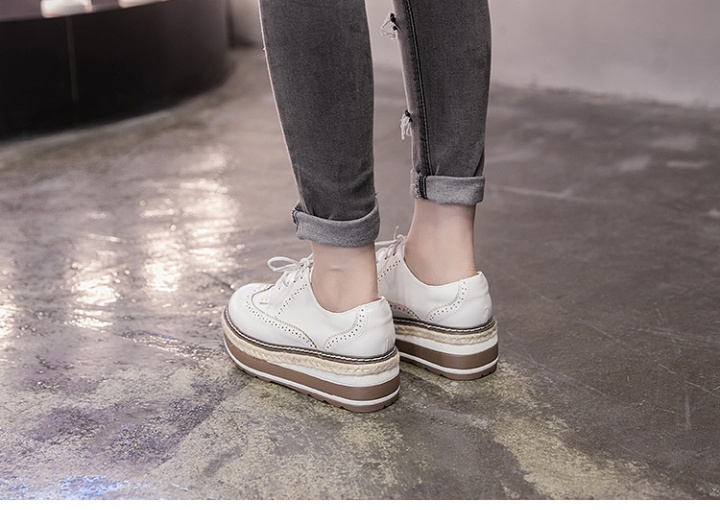 European style all-match flat platform soles shoes for women