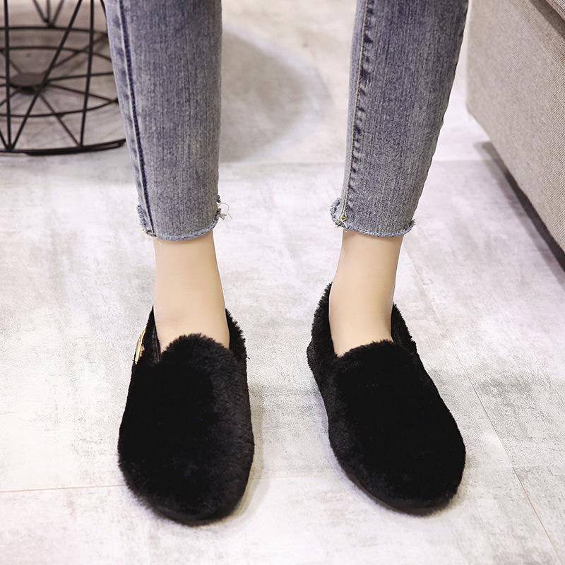 Cotton flat shoes Casual peas shoes for women