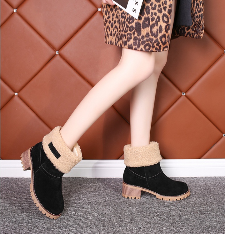 European style snow boots cotton boots for women