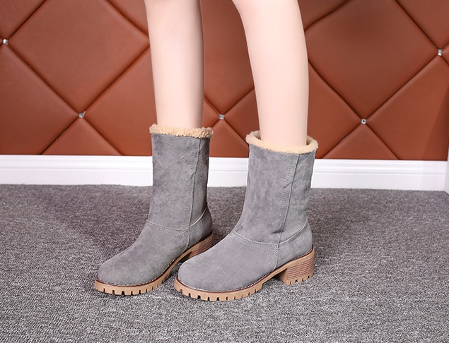 European style snow boots cotton boots for women