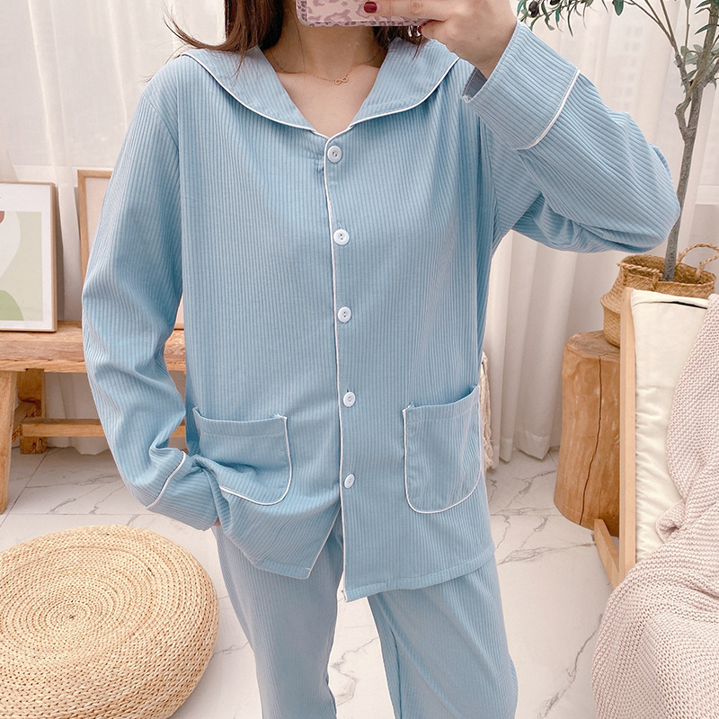 Long sleeve wears outside sweet lovely pajamas a set for women