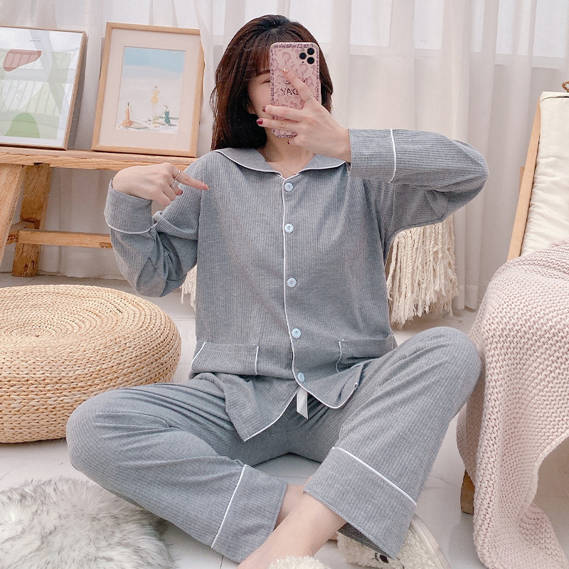 Long sleeve wears outside sweet lovely pajamas a set for women