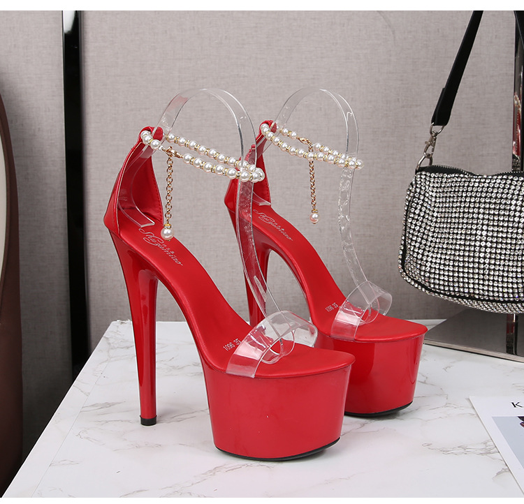 High ultrahigh sandals high-heeled shoes for women