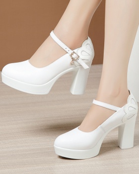 Middle-heel catwalk footware special cheongsam for women