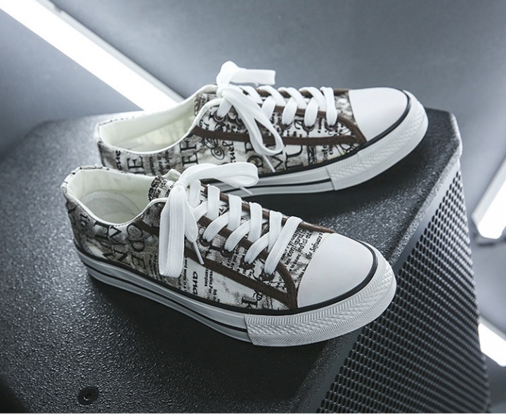 Low fashion board shoes Casual all-match cloth shoes