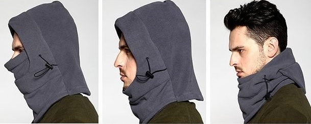 Thermal winter headgear outdoor sports fleece mask