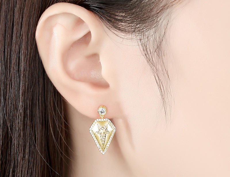 Korean style gold earrings fashion stud earrings