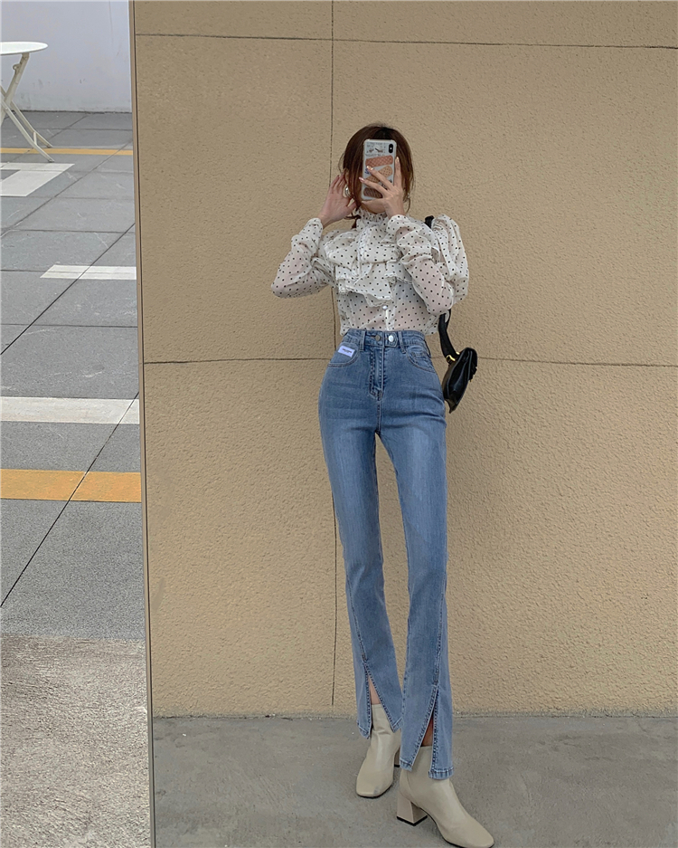 Straight pants long pants jeans for women