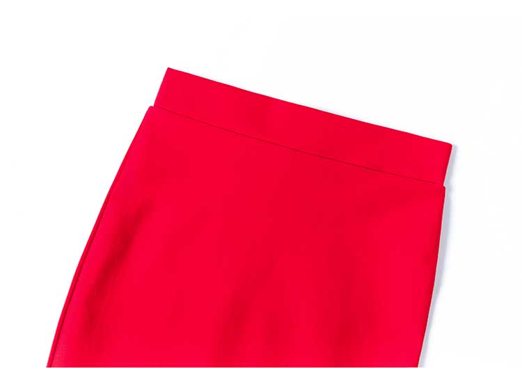 Summer splice package hip gauze slim skirt for women