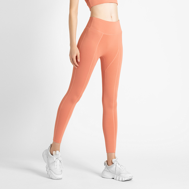 Summer hip raise peach fitness pants for women
