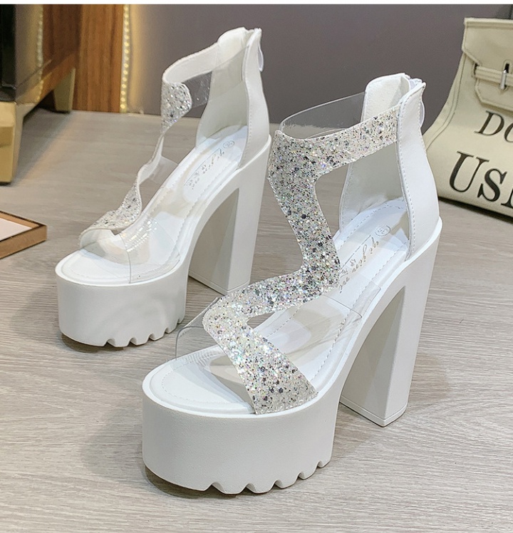 Fashion sandals nightclub high-heeled shoes for women